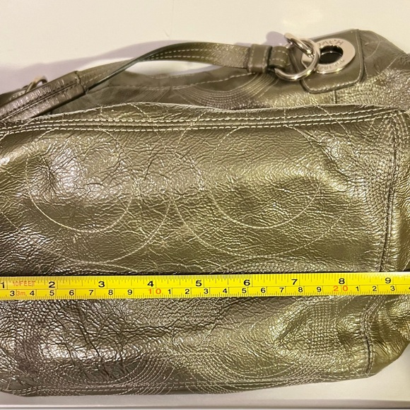 Coach Shimmering Gold Shoulder Bag - Picture 12 of 16